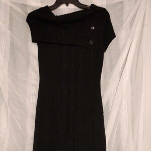 Calvin Klein Sweater Dress. Black